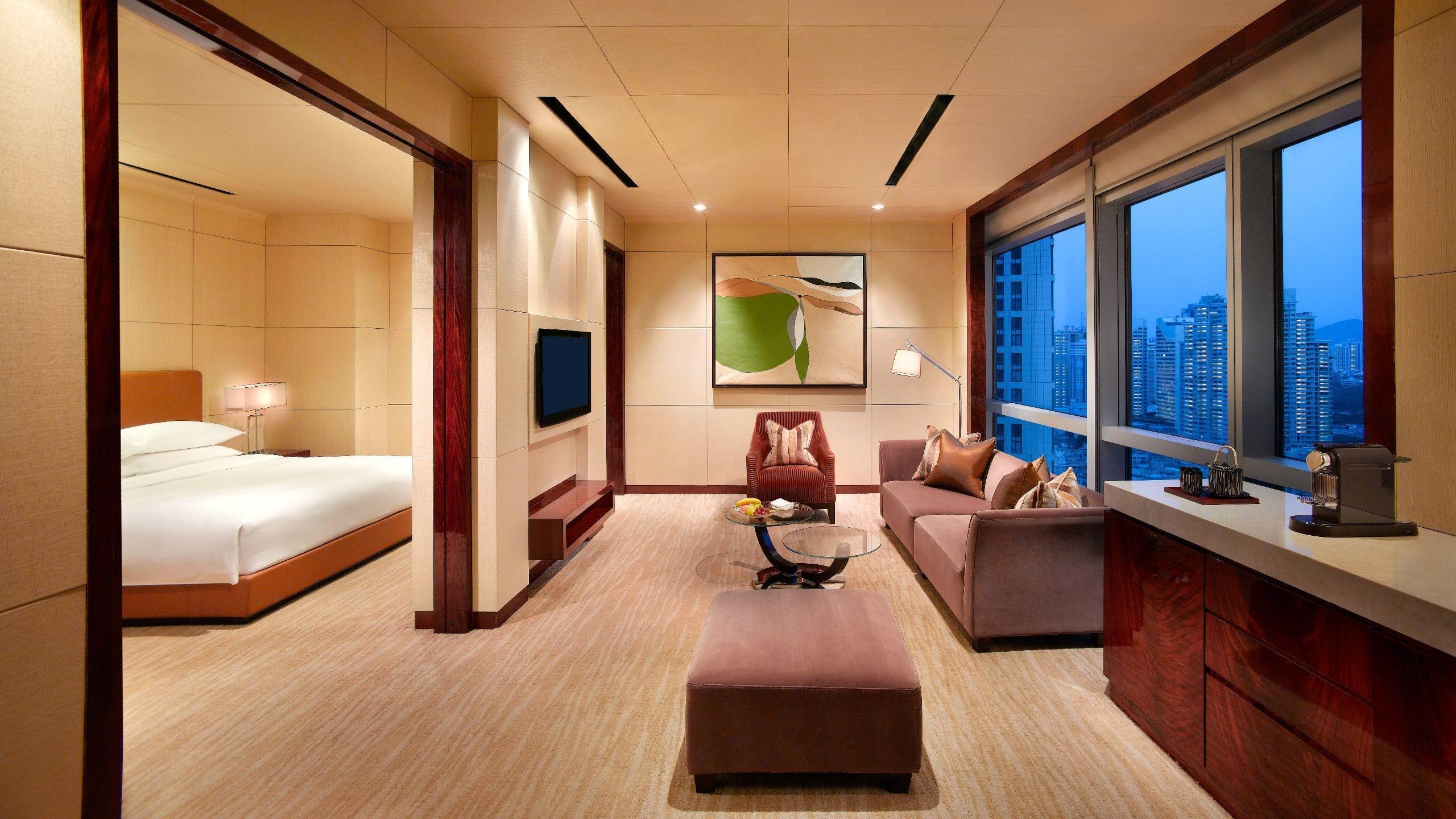 Grand Hyatt Shenzhen Hotell Exteriör bild